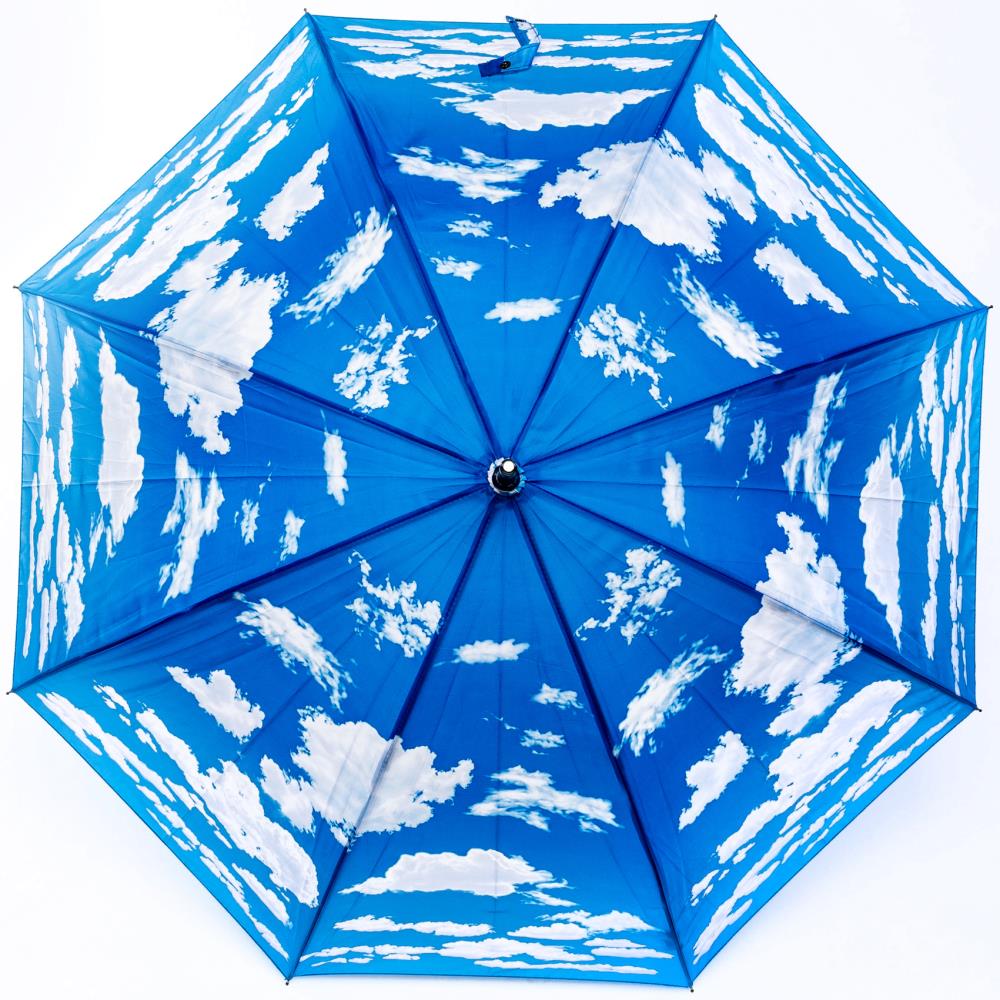 Regenschirm Stockschirm Motiv Wolken Automatik