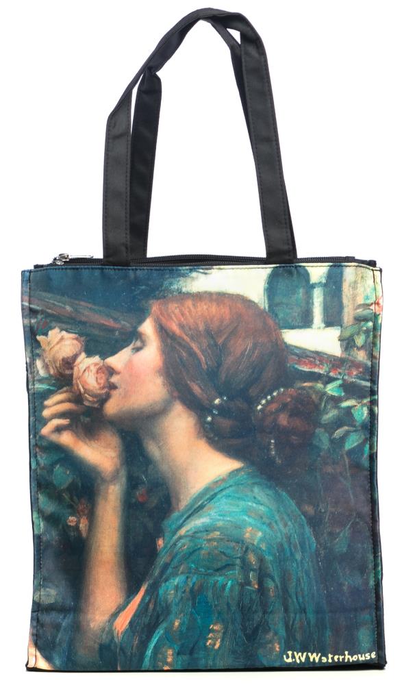 LUCKYWEATHER Shopper Einkaufstasche Twin Double Bag Damen Motiv John William Waterhouse SWEET ROSES