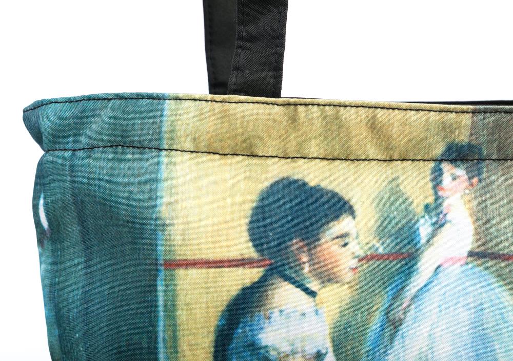 LUCKYWEATHER Shopper Einkaufstasche Damen Motiv Degas BALLET CLASS I Shopping Bag wasserabweisend
