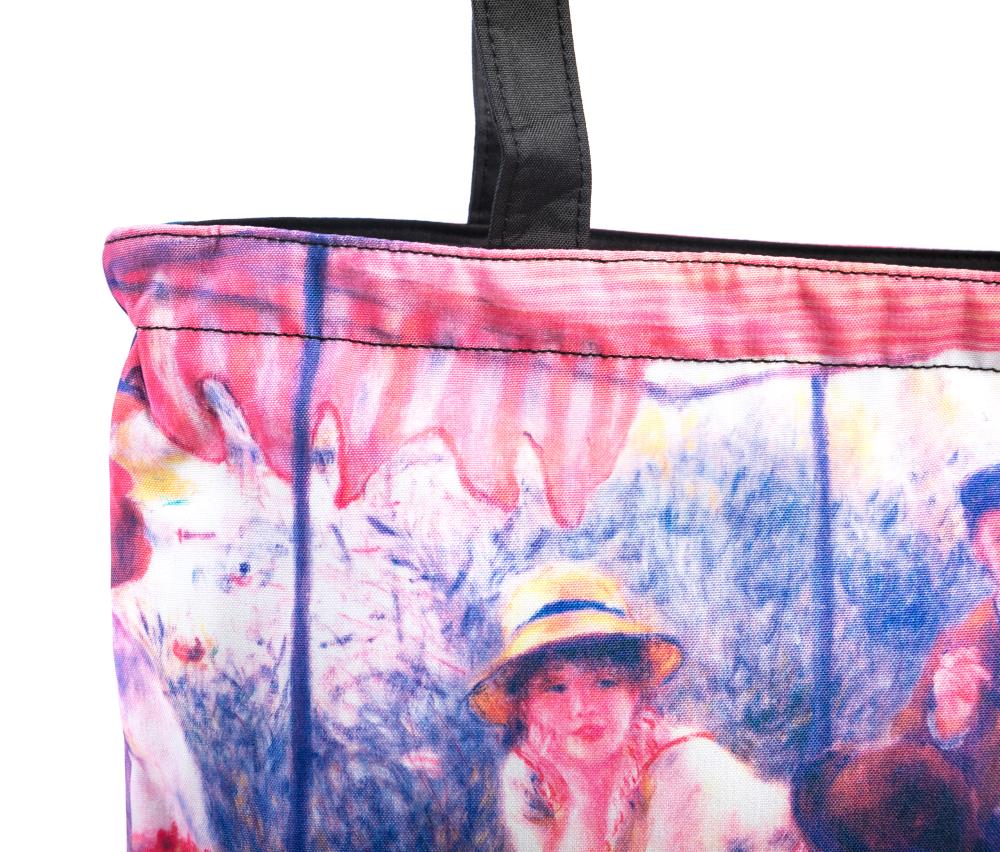 LUCKYWEATHER Shopper Einkaufstasche Damen Motiv Renoir FRÜHSTÜCK DER RUDERER (Boating Party)