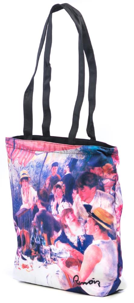 LUCKYWEATHER Shopper Einkaufstasche Damen Motiv Renoir FRÜHSTÜCK DER RUDERER (Boating Party)