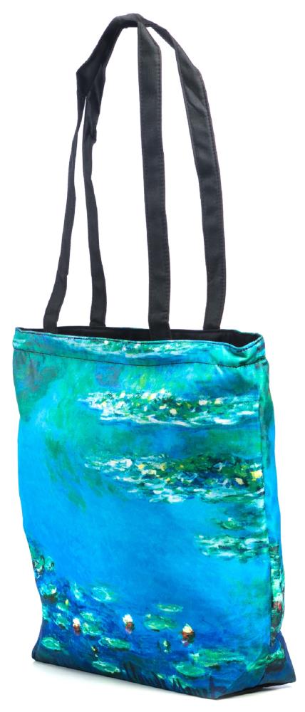 LUCKYWEATHER Shopper Einkaufstasche Damen Motiv  Monet WATER LILIES I Shopping Bag wasserabweisend